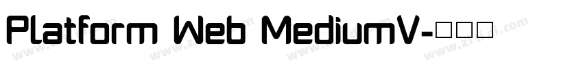Platform Web MediumV字体转换